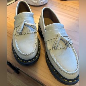 Dr. Marten cream loafers